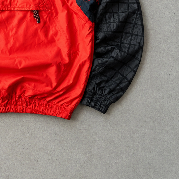 90s Y2K Nike Track Jacket Grey, Orange Rare (Size S)