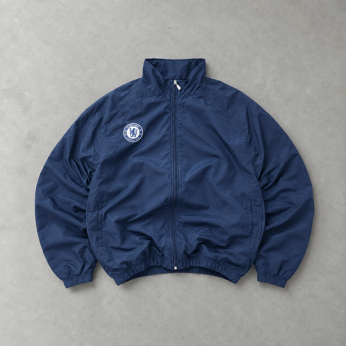 Veste de survêtement Adidas Chelsea bleu marine rare (S)