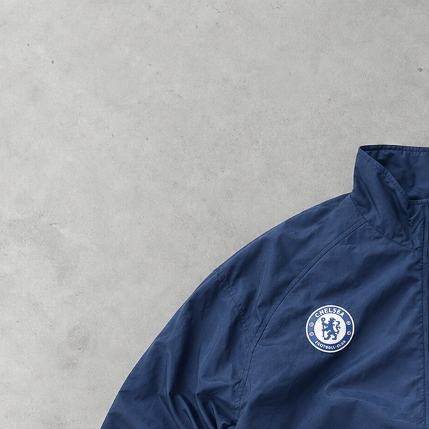 Veste de survêtement Adidas Chelsea bleu marine rare (S)