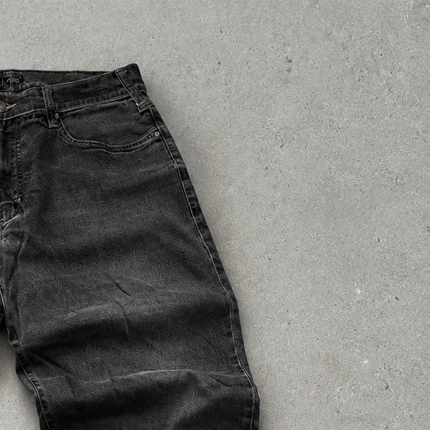 Armani Jeans Straight Leg Jeans Black Rare (W36 | DE 52)