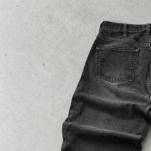 Armani Jeans Straight Leg Jeans Black Rare (W36 | DE 52)