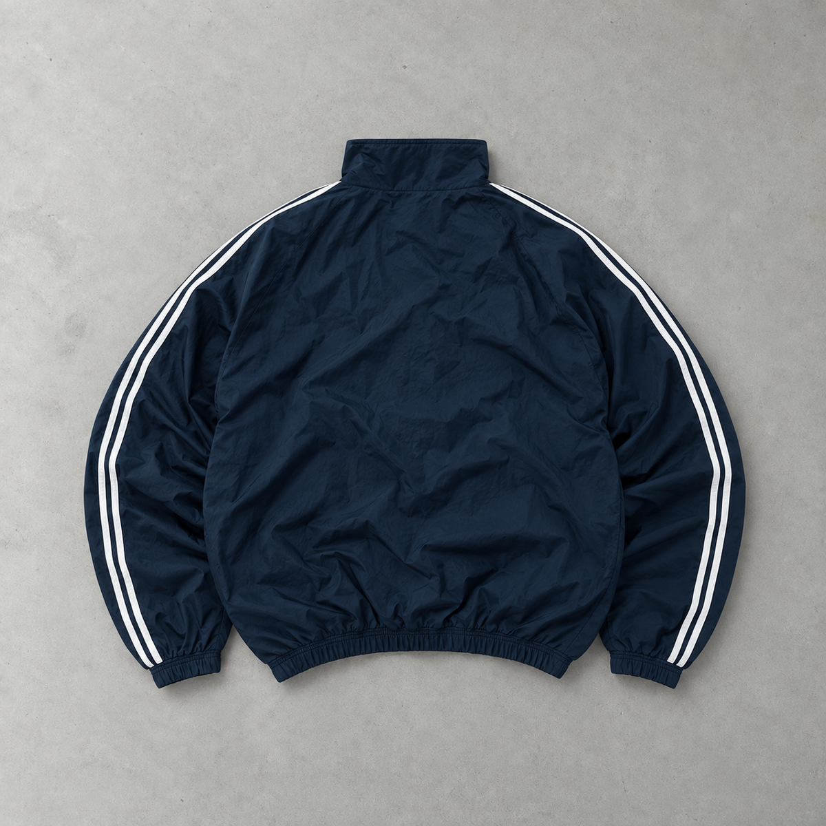 Veste de survêtement Adidas bleu marine rare (M)