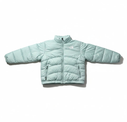 The North Face Down Puffer Jacket Turquoise / Mint Green (Size XL)