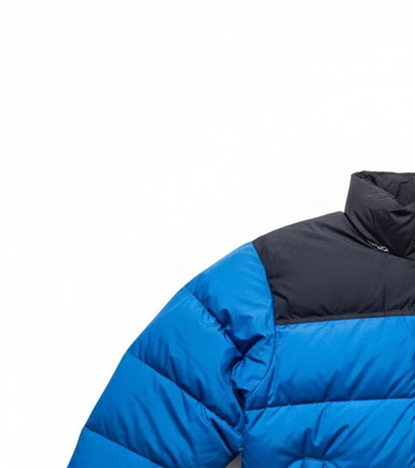 The North Face Down Puffer Jacket Blue / Black (Size XL)