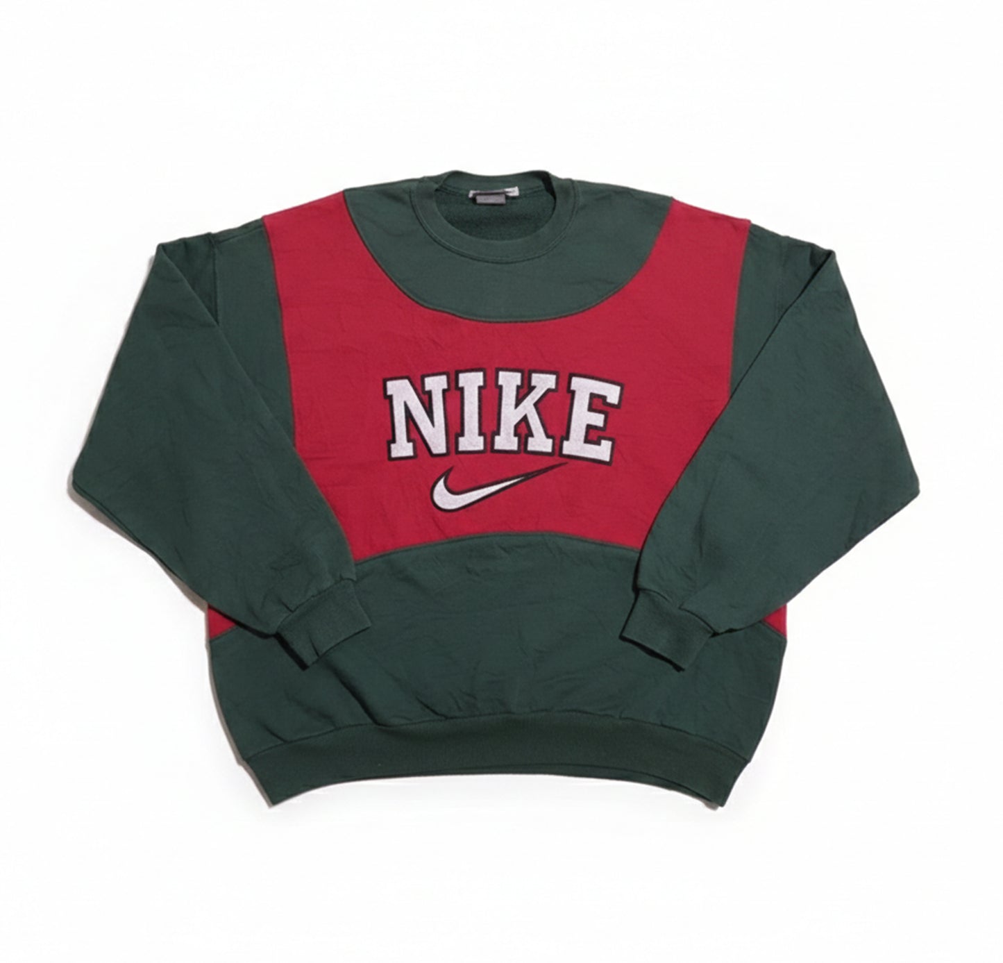 Nike Dark Green/Red Hoodie (XL)