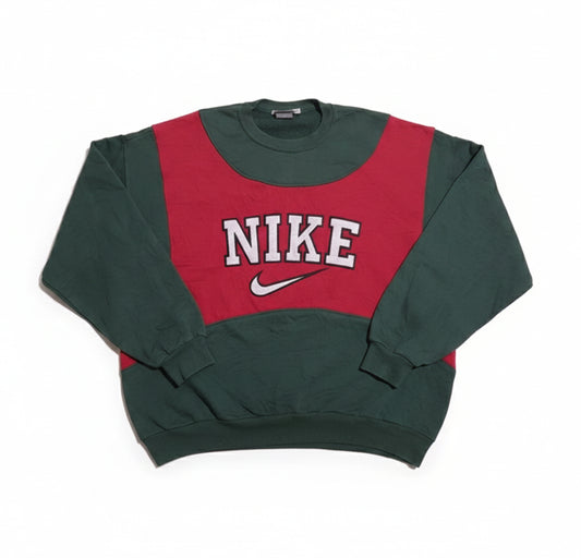 Nike Dark Green/Red Hoodie (XL)
